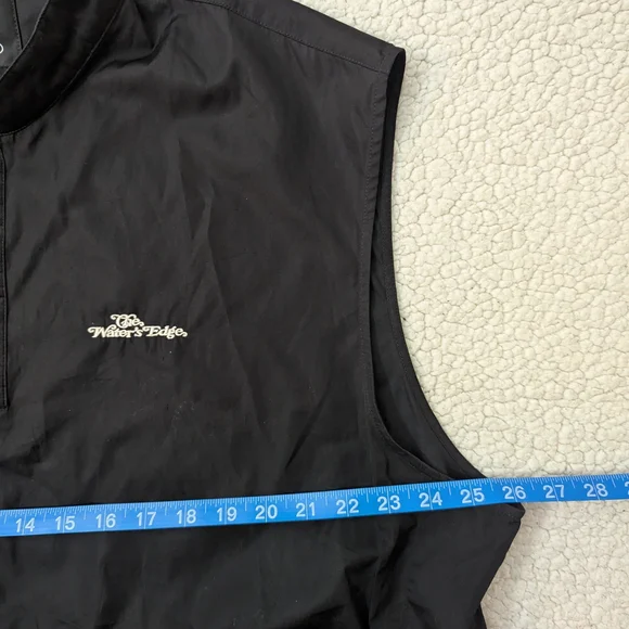 FootJoy Black Golf Sleeveless Jacket - Picture 5 of 7